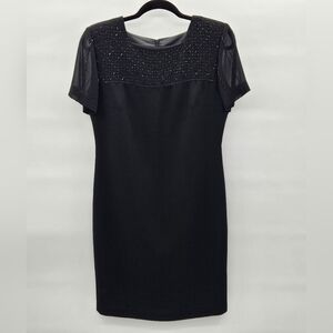 Studio 1 Elegant Black Formal Dress With Beads Size 6